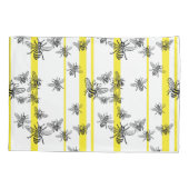 Honigbienen! Kissenfall Kissenbezug (Rückseite)