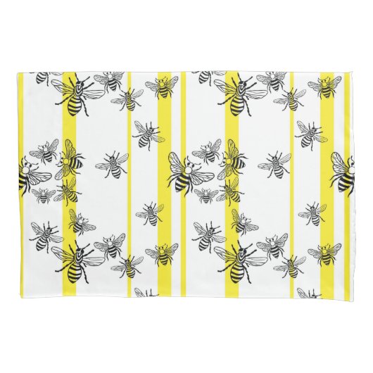 Honigbienen! Kissenfall Kissenbezug (Vorderseite)