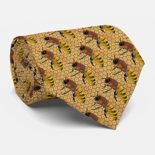 Honigbienen Krawatte (Gerollt)