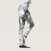 Honigbienen-Leggings-Blumen-Kunst-Stretchy Hosen Leggings (Rechts)