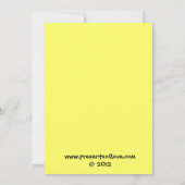 Honigbienen mit Herz Einladung (Rückseite)