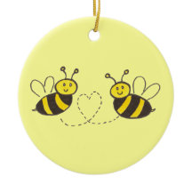 Honigbienen mit Herz