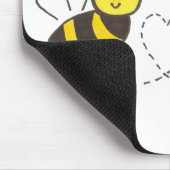 Honigbienen mit Herz Mousepad (Ecke)