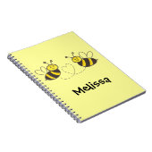 Honigbienen mit Herz Notizblock (Rechte Seite)