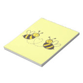Honigbienen mit Herz Notizblock (Rotiert)