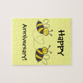 Honigbienen mit Herz Puzzle (Horizontal)