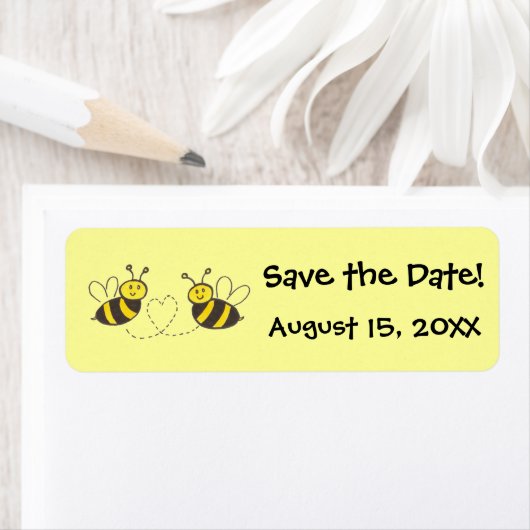 Honigbienen mit Herz Save the Date (Insitu)