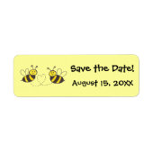 Honigbienen mit Herz Save the Date (Vorne)