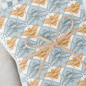 Honigbienen-Muster-Koordination Geschenkpapier Set