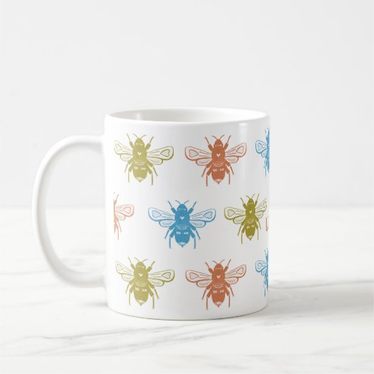 Honigbienen Muttertagsgeschenk Kaffeetasse (Links)