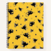 Honigbienen-Notebook-Geschenk für Mama oder Bee Lo Notizblock (Vorderseite)