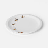 Honigbienen Pappteller (Schrägansicht)