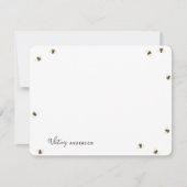 Honigbienen-Personalisiert Stationery Note Card Mitteilungskarte (Vorderseite)
