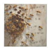 Honigbienen-Redewendungen | Fliese (Vorderseite)