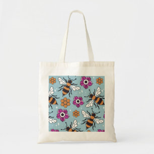 Honigbienen, Retten Sie die Bienen, Bienenmuster Tragetasche