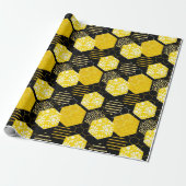 Honigbienen! Schleifpapier Geschenkpapier (Ungerollt)