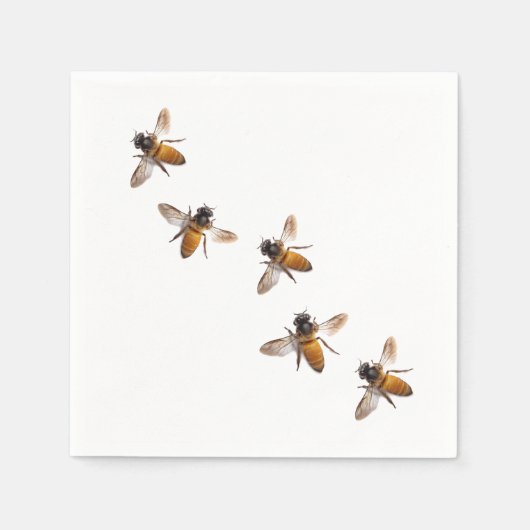 Honigbienen Serviette (Vorderseite)