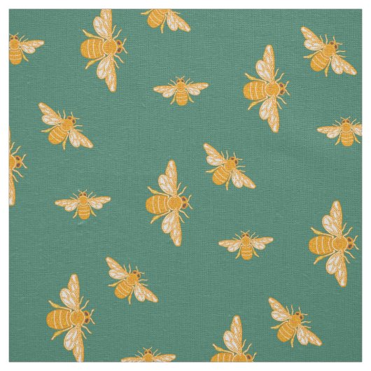 Honigbienen Stoff (Muster)