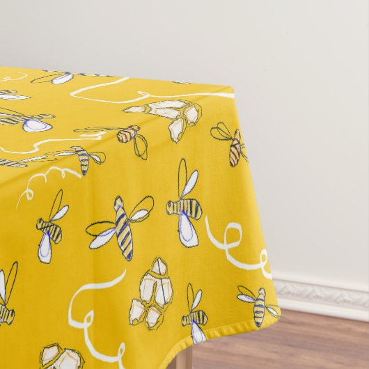 Honigbienen-Tischdecke Tischdecke (Beispiel)