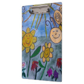 Honigbienen und Blume Klemmbrett (Links)