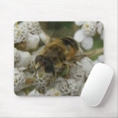Honigbienen und Blume Mousepad (Mit Mouse)