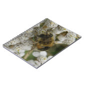 Honigbienen und Blume-Notebook Notizblock (Linke Seite)