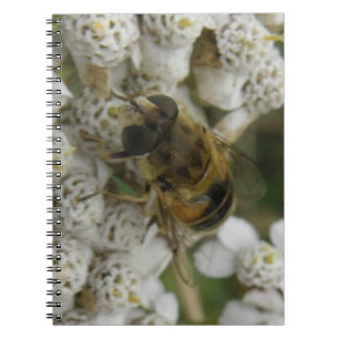 Honigbienen und Blume-Notebook Notizblock