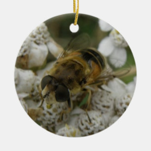 Honigbienen und Blume Ornament