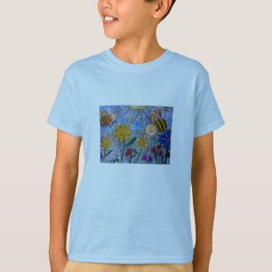 Honigbienen und Blume T-Shirt