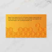 Honigbienen und Daisy-Blume Visitenkarte (Rückseite)