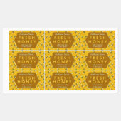 Honigbienen und Honeycomb Apiary Farm Business Jar Etiketten (Blatt)