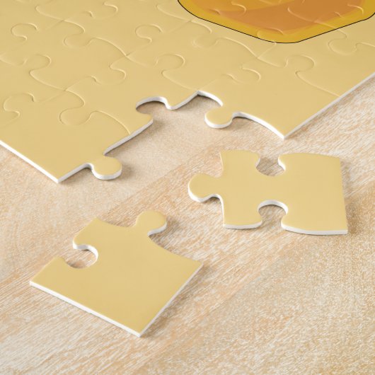 Honigbienen und Honigwabendesign Puzzle (Seite)