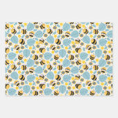 Honigbienen und Sonnenblumen Geschenkpapier Set (Vorderseite 2)