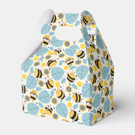 Honigbienen und Sonnenblumen Geschenkschachtel