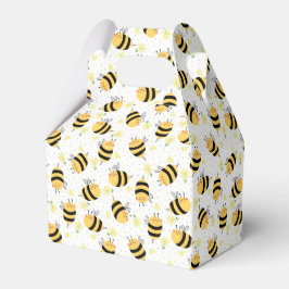 Honigbienen und Sonnenblumen Geschenkschachtel