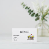 Honigbienen Visitenkarte (Stehend Vorderseite)