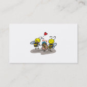 Honigbienen Visitenkarte (Rückseite)