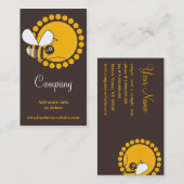 Honigbienen-Visitenkarte Visitenkarte (Vorne/Hinten)