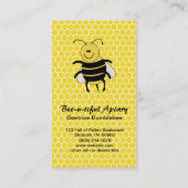 Honigbienen-Visitenkarten für Imkerei oder Honig Visitenkarte (Rückseite)