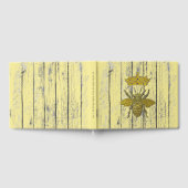 Honigbienen-Wappen und Farbe Gästebuch (Voll)