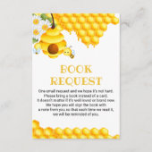 Honigbienenbücher für Babybücher Begleitkarte (Vorderseite)