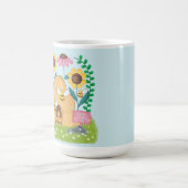 Honigbienenfamilie Kaffeetasse (Mittel)