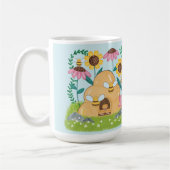 Honigbienenfamilie Kaffeetasse (Links)