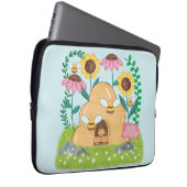 Honigbienenfamilie Laptopschutzhülle (Vorne Rechts)