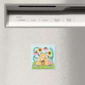 Honigbienenfamilie Magnet (In Situ (Geschirrspüler))