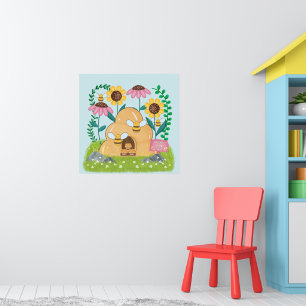 Honigbienenfamilie Poster