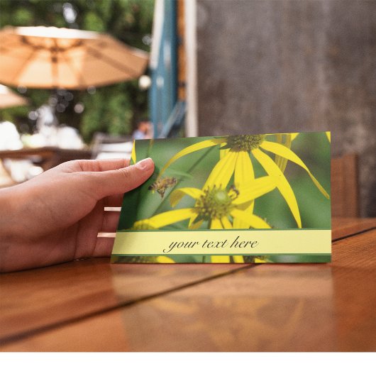 Honigbienenflug Postkarte