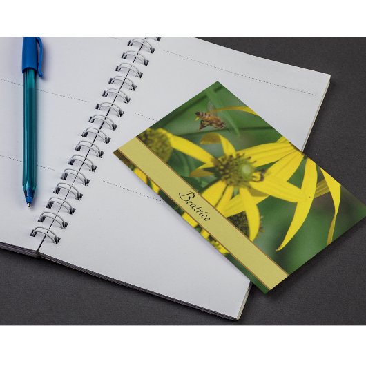 Honigbienenflug Postkarte