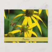 Honigbienenflug Postkarte (Vorderseite)