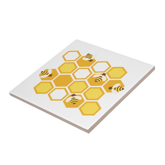 Honigbienenstock Fliese (Seite)